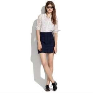 Madewell Wool Mini‎ Skirt